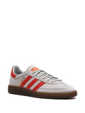 adidas Handball Spezial Red Stripe Sneakers — Red/Grey — Size US M 9.5 - US W 11 — Side View