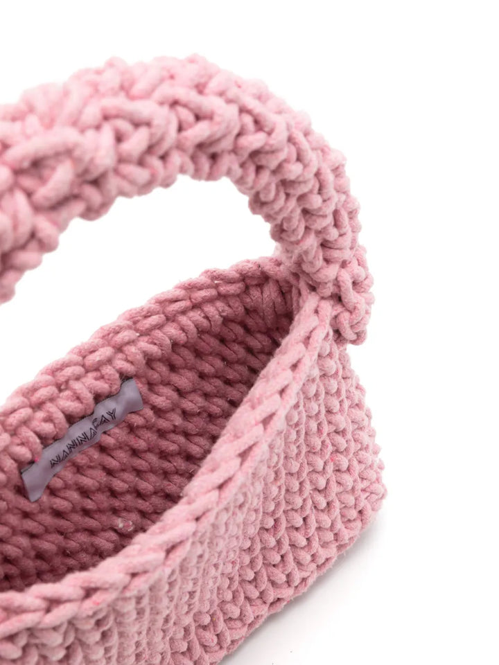 Nannacay Nicoletta Crochet Knit Shoulder Bag — Same as shown — Size One Size — Detail View