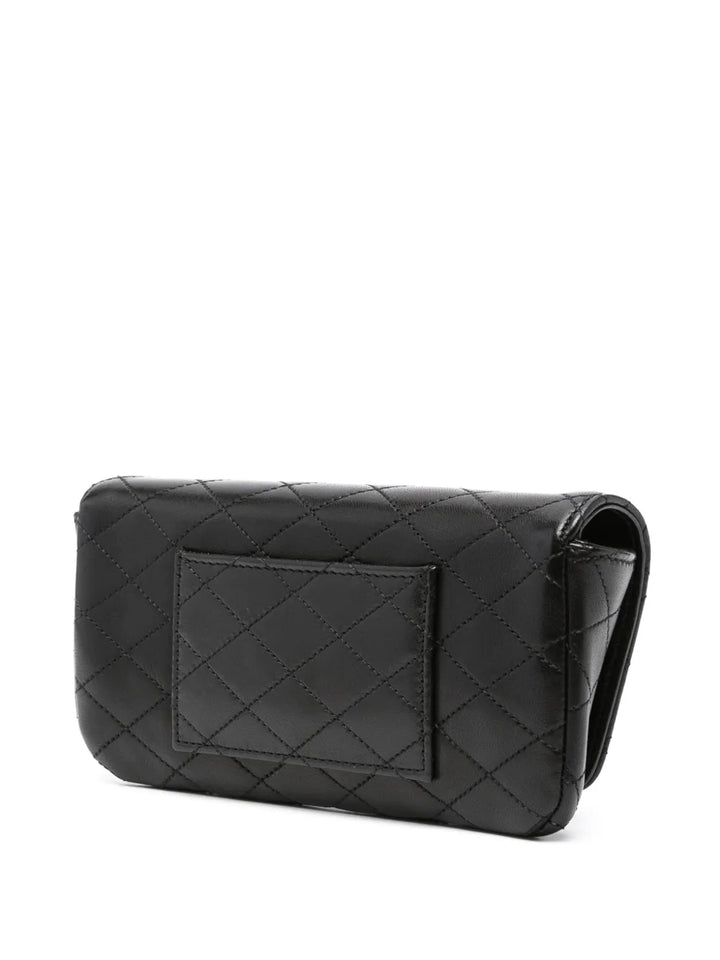 Saint Laurent Gaby Quilted Phone Case Bag — Same as shown — Size One Size — Back View