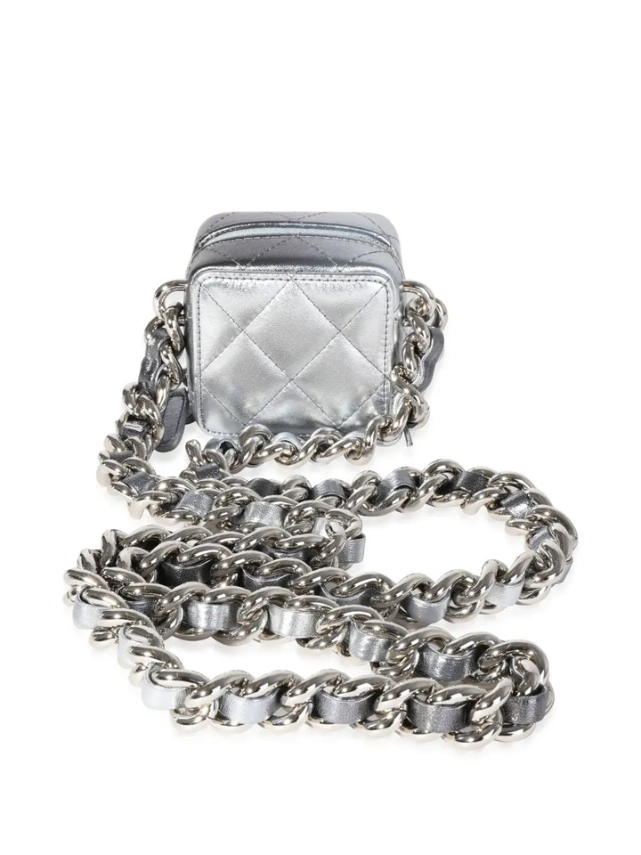 Chanel Pre Owned 2022 Coco Punk Cube Shoulder Bag — Same as shown — Size One Size — Side View