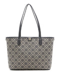 Tory Burch Small T Monogram Zip Tote Bag — Same as shown — Size One Size — Front View