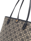 Tory Burch Small T Monogram Zip Tote Bag — Same as shown — Size One Size — Top View