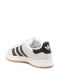 adidas Campus Low-Top Suede Sneakers — Light Grey/Black — Size US M 9.5 - US W 11 — Back View