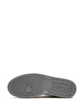 Air Jordan 1 Low Se Craft Cement Grey Sneakers — Black/Grey — Size US M 9.5 - US W 11 — Top View