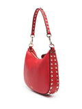 Valentino Garavani Small Rockstud Leather Shoulder Bag — Same as shown — Size One Size — Back View