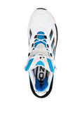 adidas Originals Ozmorph Low-Top Sneakers — White/Sky Blue/Black — Size US M 4.5 - US W 6 — Top View