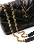 Saint Laurent Puffer Toy Quilted Shoulder Bag — Same as shown — Size One Size — Top View
