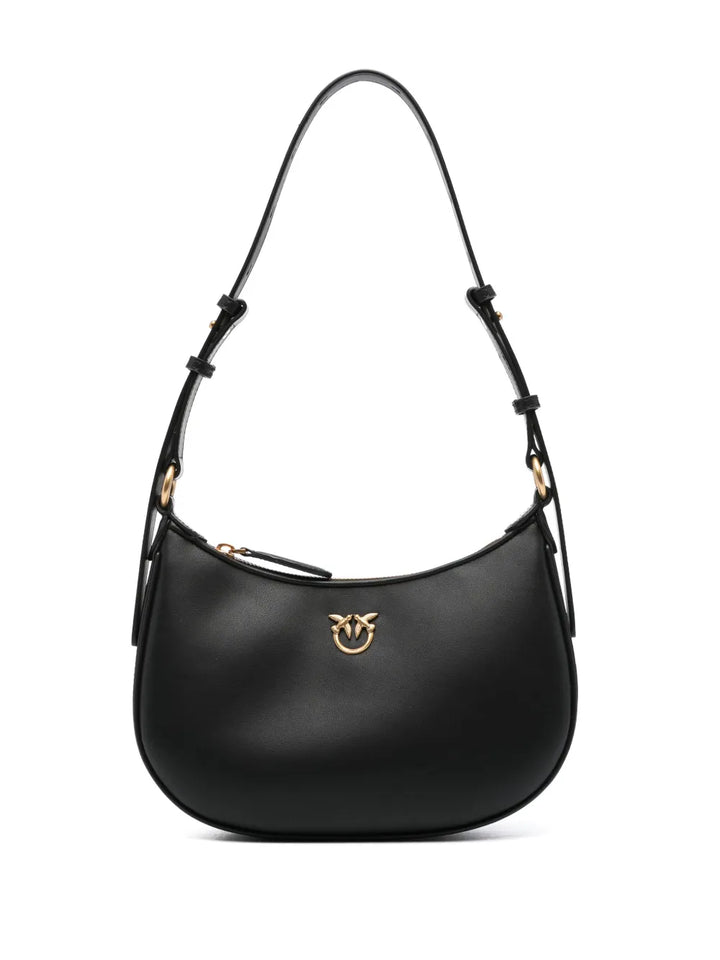 Pinko Love Birds Leather Shoulder Bag — Same as shown — Size One Size — Front View