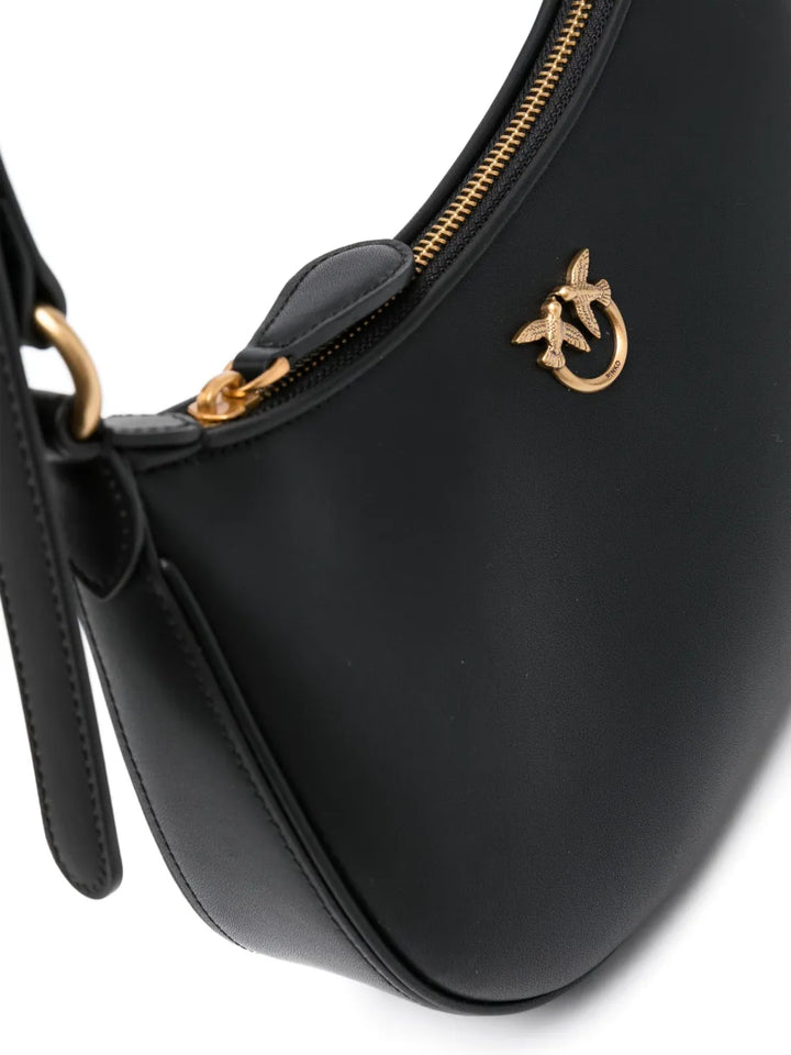 Pinko Love Birds Leather Shoulder Bag — Same as shown — Size One Size — Top View