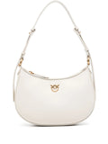Pinko Love Birds Leather Shoulder Bag — Same as shown — Size One Size — Front View