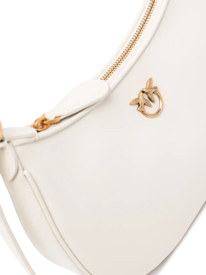 Pinko Love Birds Leather Shoulder Bag — Same as shown — Size One Size — Top View