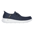 Skechers Go Walk Max - Free Hands — Charcoal And Black Textile — Size D — Width 8 — Front View