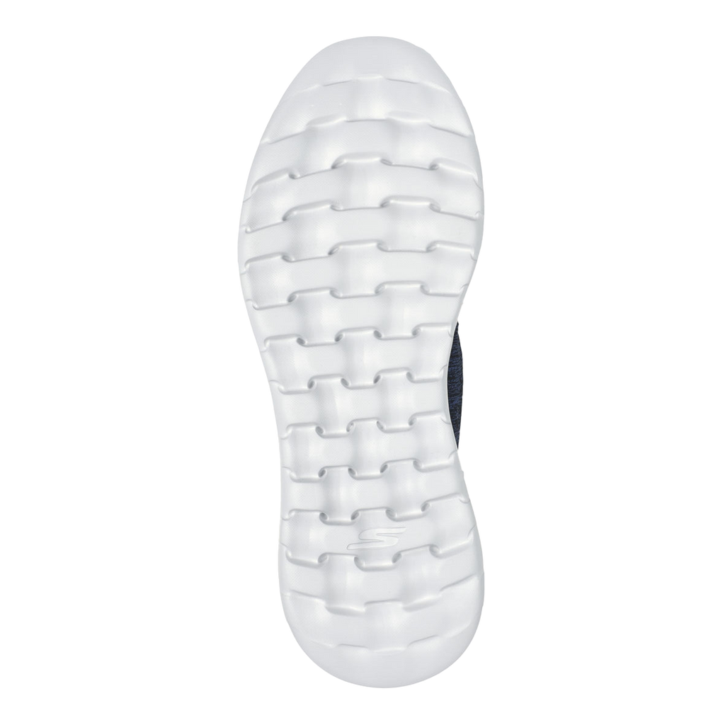Skechers Go Walk Max - Free Hands — Charcoal And Black Textile — Size D — Width 8 — Top View
