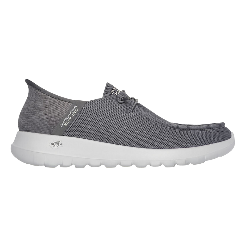 Skechers Go Walk Max - Beach Casual — Grey — Size D — Width 7 — Detail View