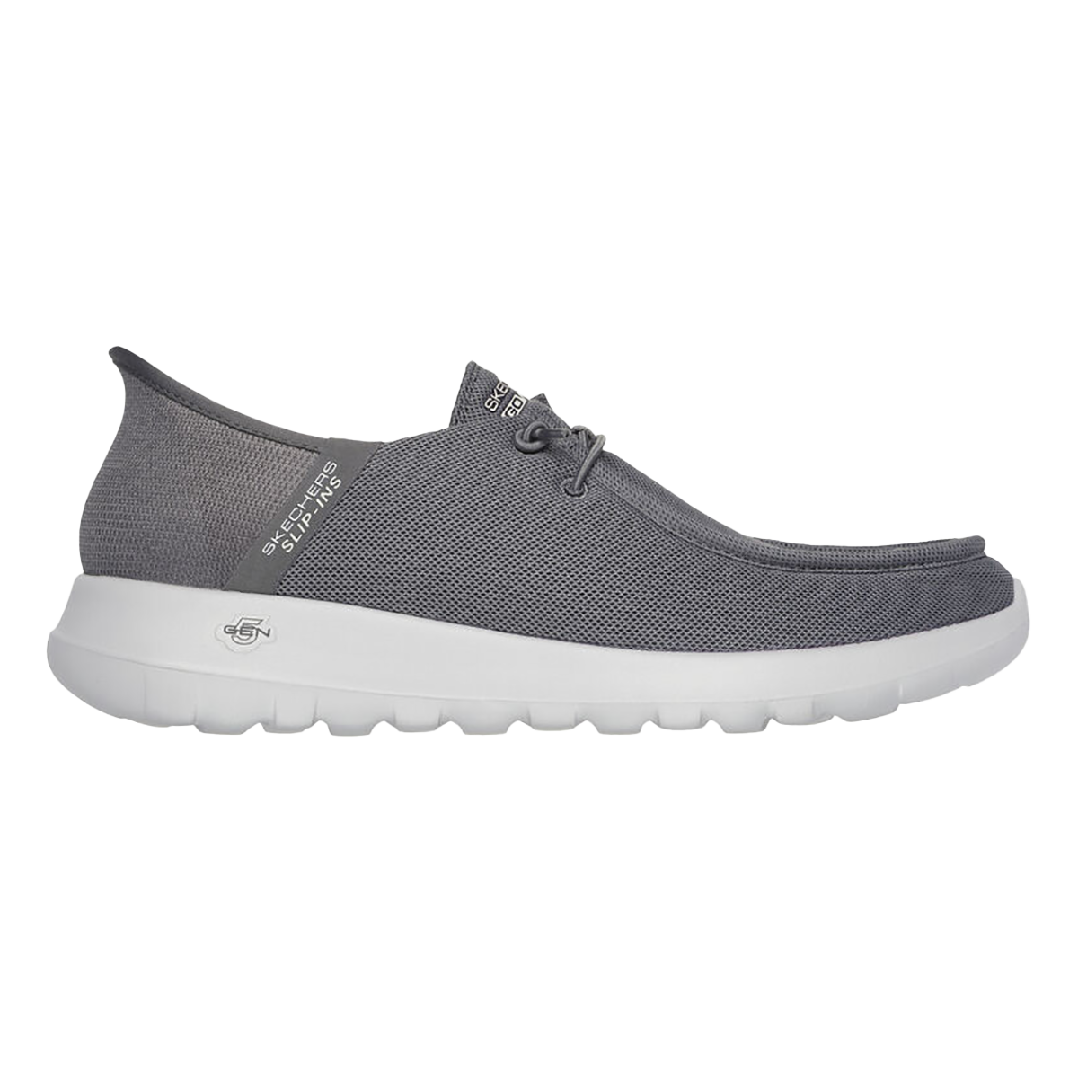 Skechers Go Walk Max - Beach Casual — Grey — Size D — Width 7 — Detail View