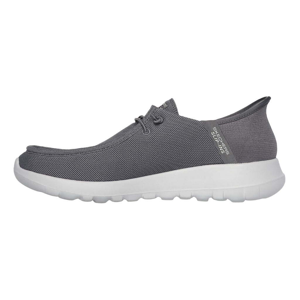 Skechers Go Walk Max - Beach Casual — Grey — Size D — Width 7 — Lifestyle View