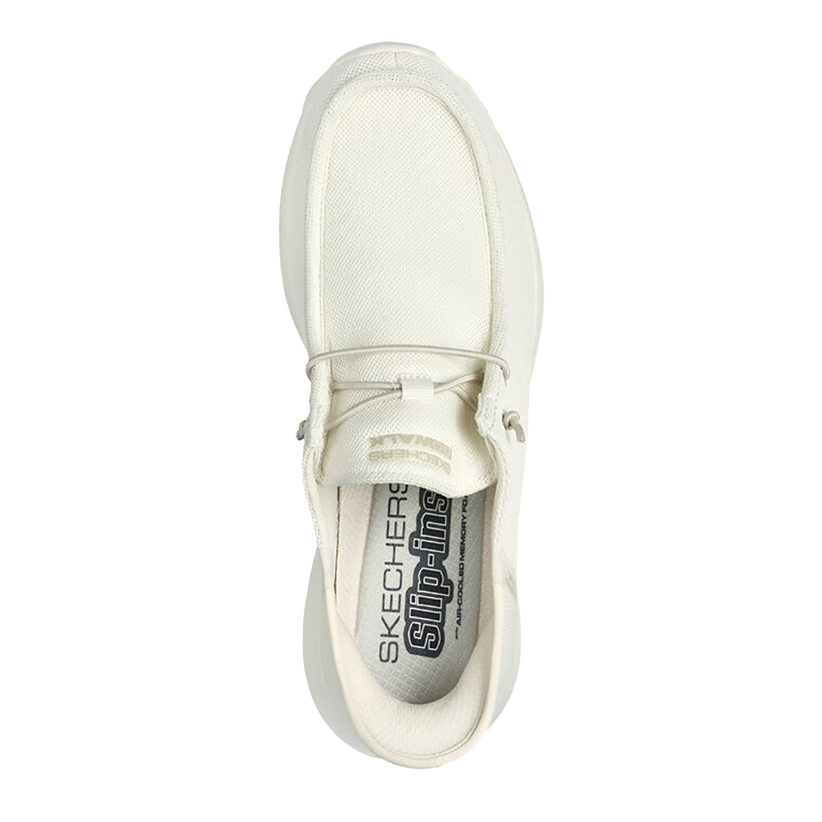 Skechers Go Walk Max - Beach Casual — Grey — Size D — Width 7 — Back View
