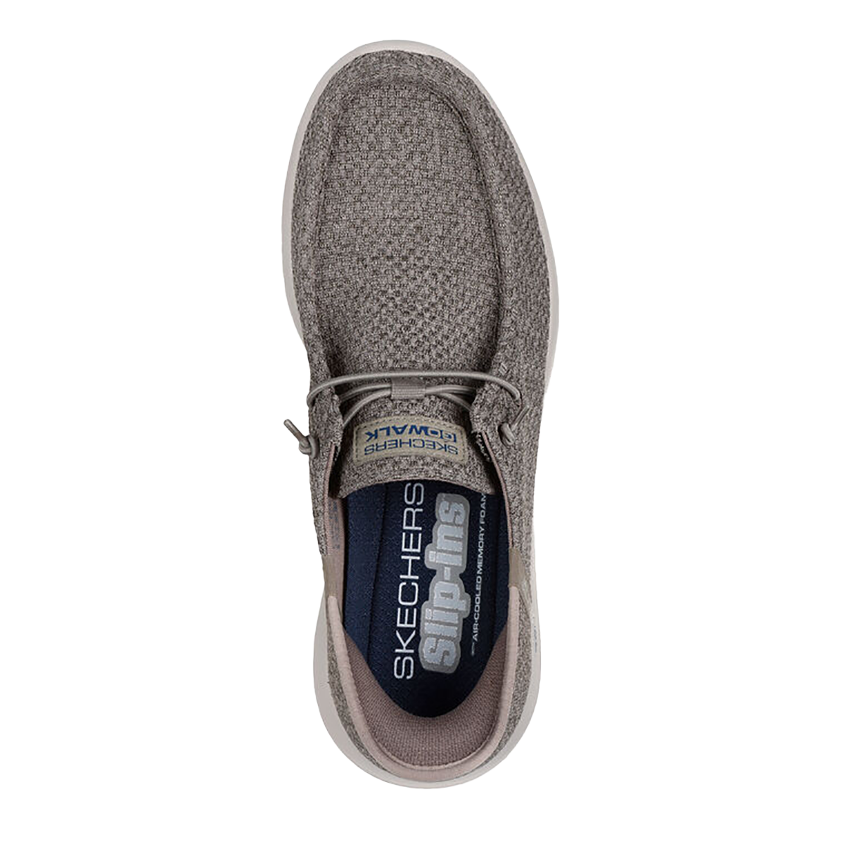 Skechers Go Walk Max - Halycon — Black And Grey Textile — Size D — Width 8 — Alternate View 7