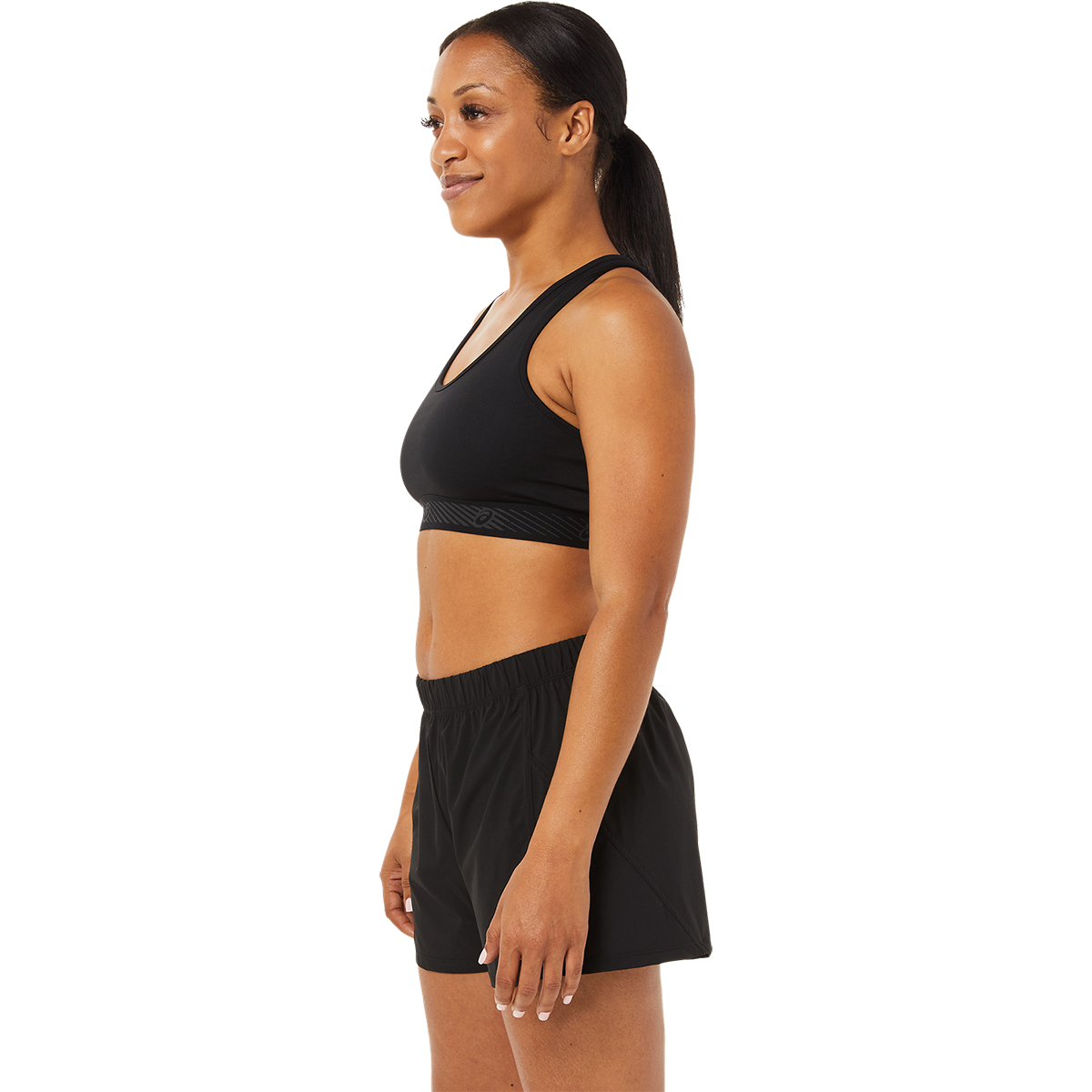 Asics Circuit II Bra — Team Navy — Size Small — Side View