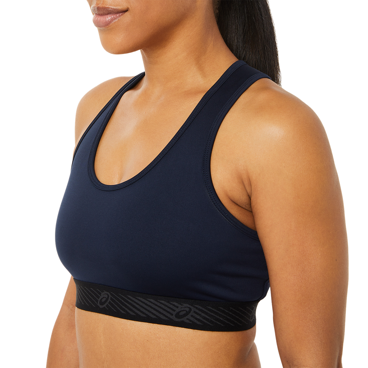 Asics Circuit II Bra — Team Navy — Size Small — Top View