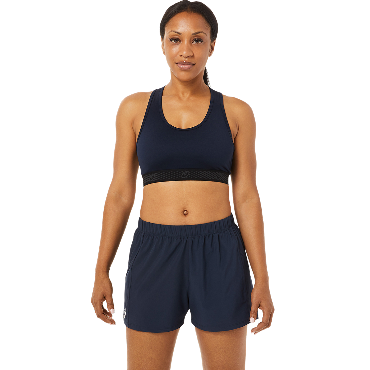 Asics Circuit II Bra — Team Navy — Size Small — Detail View