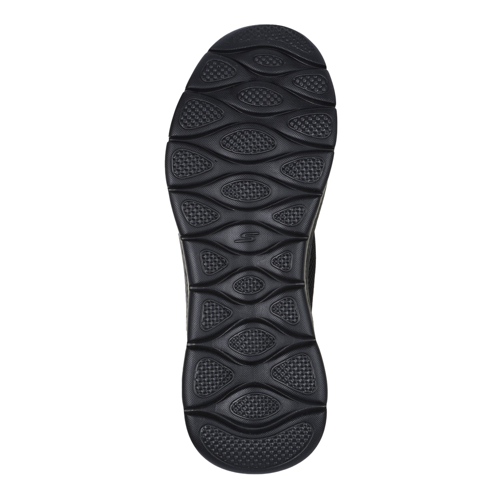 Skechers Go Walk Flex - Hands Up — Black Textile - Synthetic — Size D — Width 9 — Top View