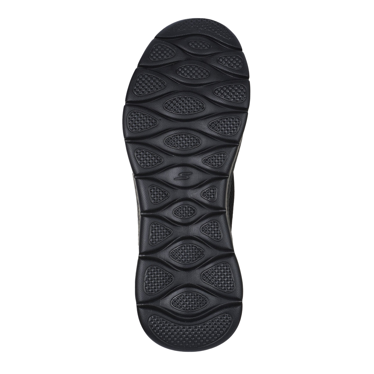 Skechers Go Walk Flex - Hands Up — Black Textile - Synthetic — Size D — Width 9 — Top View