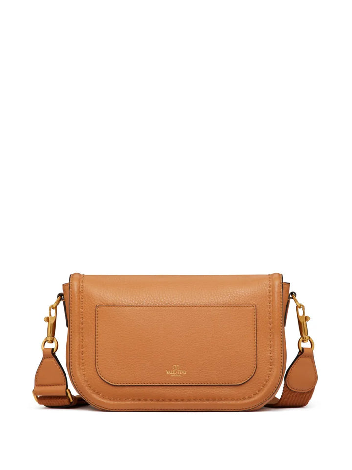 Valentino Garavani Alltime Leather Shoulder Bag — Same as shown — Size One Size — Back View