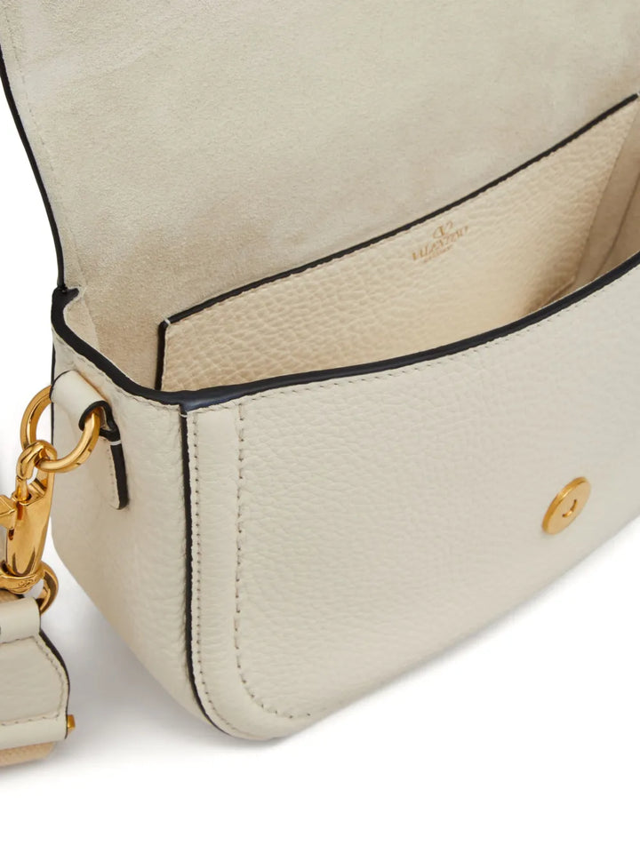 Valentino Garavani Alltime Leather Shoulder Bag — Same as shown — Size One Size — Lifestyle View