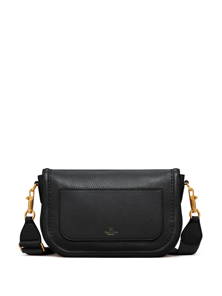 Valentino Garavani Alltime Leather Shoulder Bag — Same as shown — Size One Size — Back View