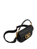 Valentino Garavani Alltime Leather Shoulder Bag — Same as shown — Size One Size — Lifestyle View