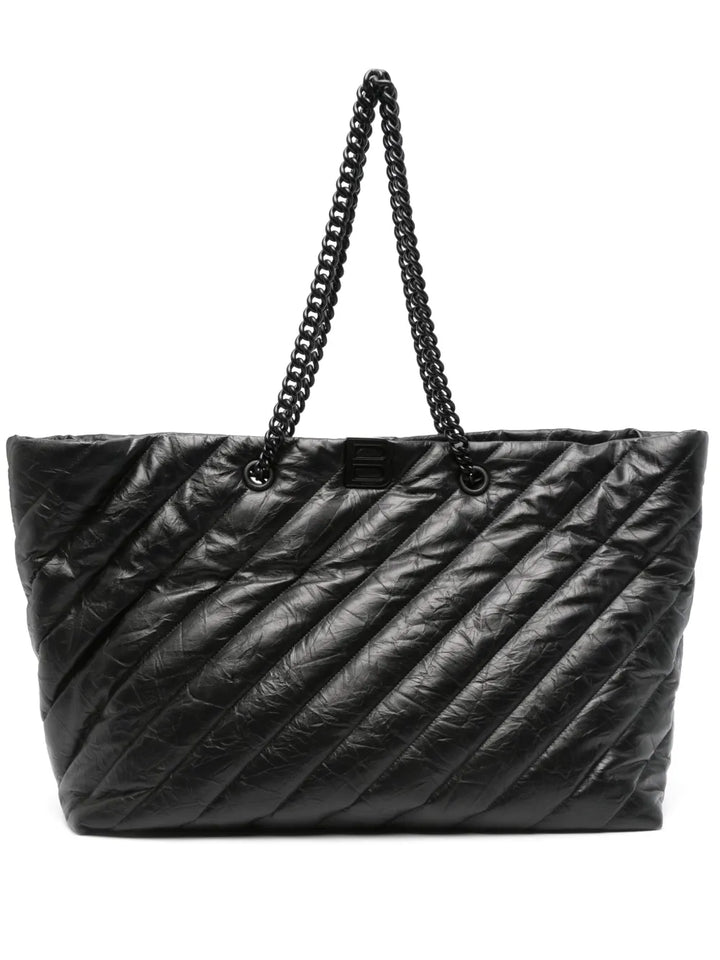 Balenciaga Large Crush Quilted Tote Bag — Same as shown — Size One Size — Front View