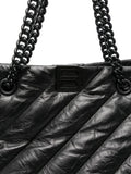 Balenciaga Large Crush Quilted Tote Bag — Same as shown — Size One Size — Top View
