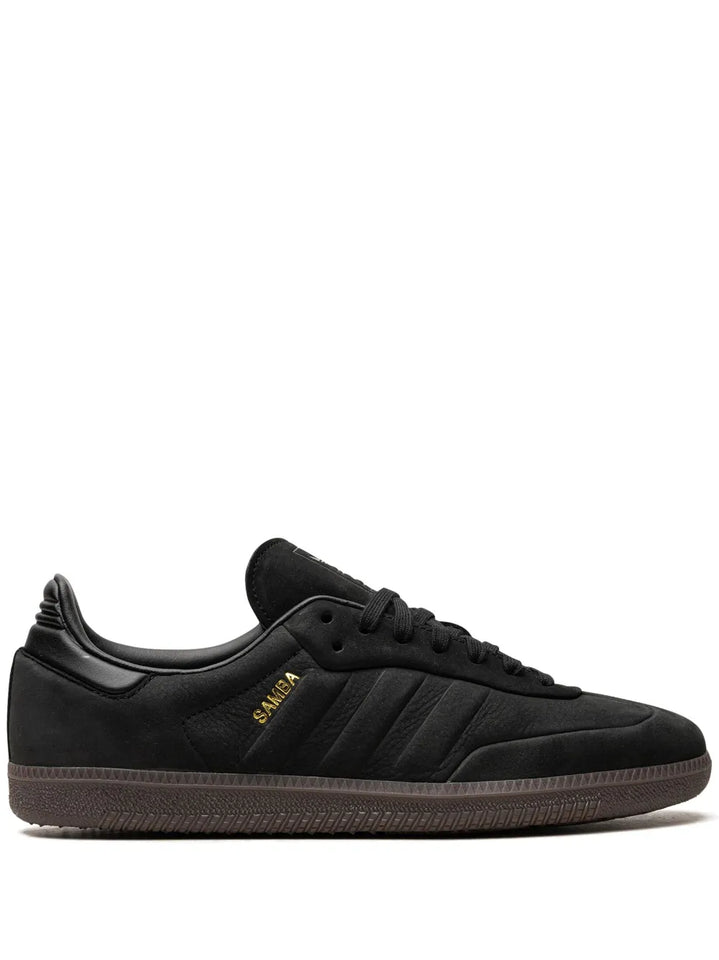 adidas Samba Core Black/Gum Sneakers — Black — Size US M 8.5 - US W 10 — Front View