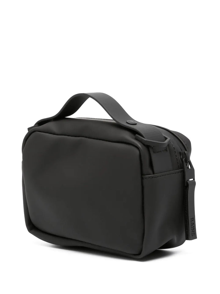 Rains Logo Debossed Faux Leather Shoulder Bag — Same as shown — Size One Size — Back View
