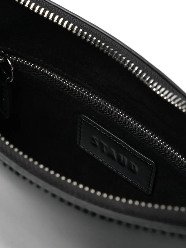 Staud Alec Logo Debossed Shoulder Bag — Same as shown — Size One Size — Detail View