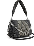 Diesel Charm D L Denim Shoulder Bag — Same as shown — Size One Size — Detail View