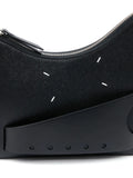 Maison Margiela Small Snatched Leather Shoulder Bag — Same as shown — Size One Size — Detail View