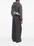 Maison Margiela Small Snatched Leather Shoulder Bag — Same as shown — Size One Size — Side View