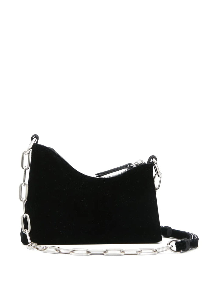 Maison Margiela Small Snatched Leather Shoulder Bag — Same as shown — Size One Size — Top View