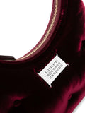 Maison Margiela Small Glam Slam Velvet Shoulder Bag — Same as shown — Size One Size — Top View