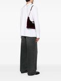 Maison Margiela Small Glam Slam Velvet Shoulder Bag — Same as shown — Size One Size — Side View