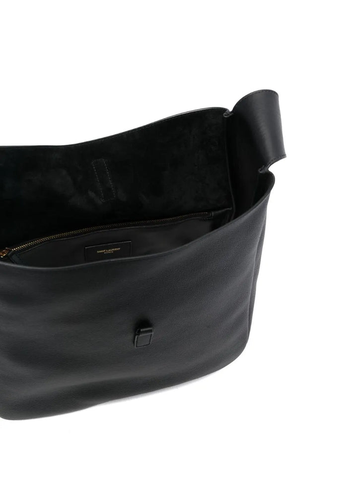 Saint Laurent Large Le 5 A 7 Leather Shoulder Bag — Same as shown — Size One Size — Lifestyle View