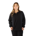 F2R Softlite Pull Over W Hoodie — Black — Size XSmall — Front View
