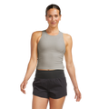 Alwrld ALRN Rib Crop Tank — Black — Size XSmall — Front View