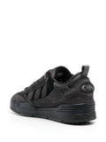 adidas Adi2000 Panelled Suede Sneakers — Jet Black/Cedar Brown — Size US M 3.5 - US W 5 — Back View