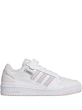 adidas Forum Low Cloud White/Almost Pink/Light Purple Sneakers — White — Size US M 8.5 - US W 10 — Front View