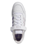 adidas Forum Low Cloud White/Almost Pink/Light Purple Sneakers — White — Size US M 8.5 - US W 10 — Side View