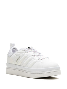 adidas X Moncler Campus Core White Sneakers — White — Size US M 6 - US W 7.5 — Detail View