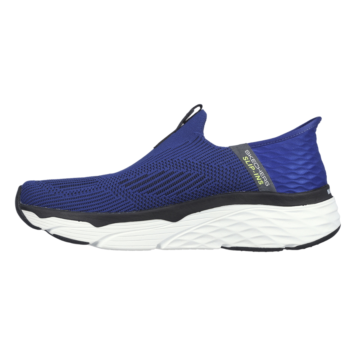 Skechers Max Cushioning Elite Advantage — Navy — Size D — Width 8 — Side View